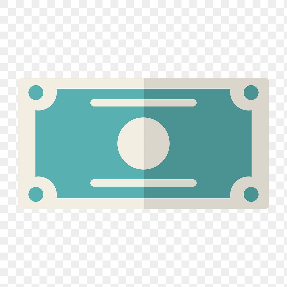 Money cash icon png,  transparent background 