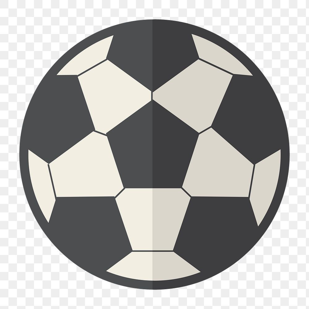 Football icon png,  transparent background 