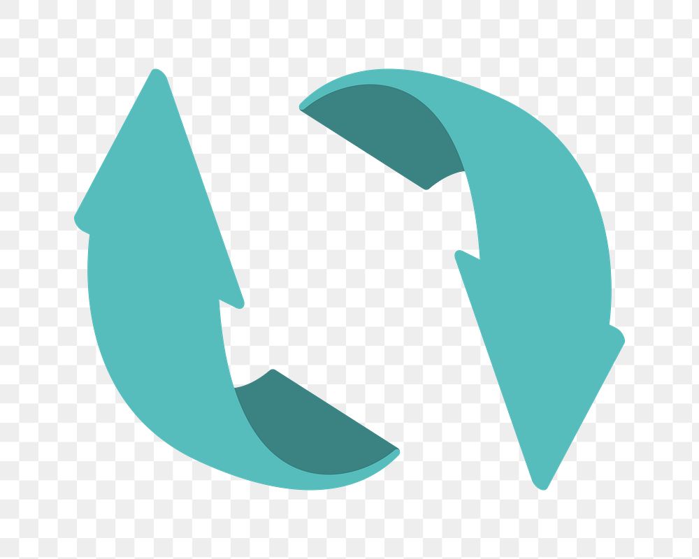 Recycle png icon, transparent background