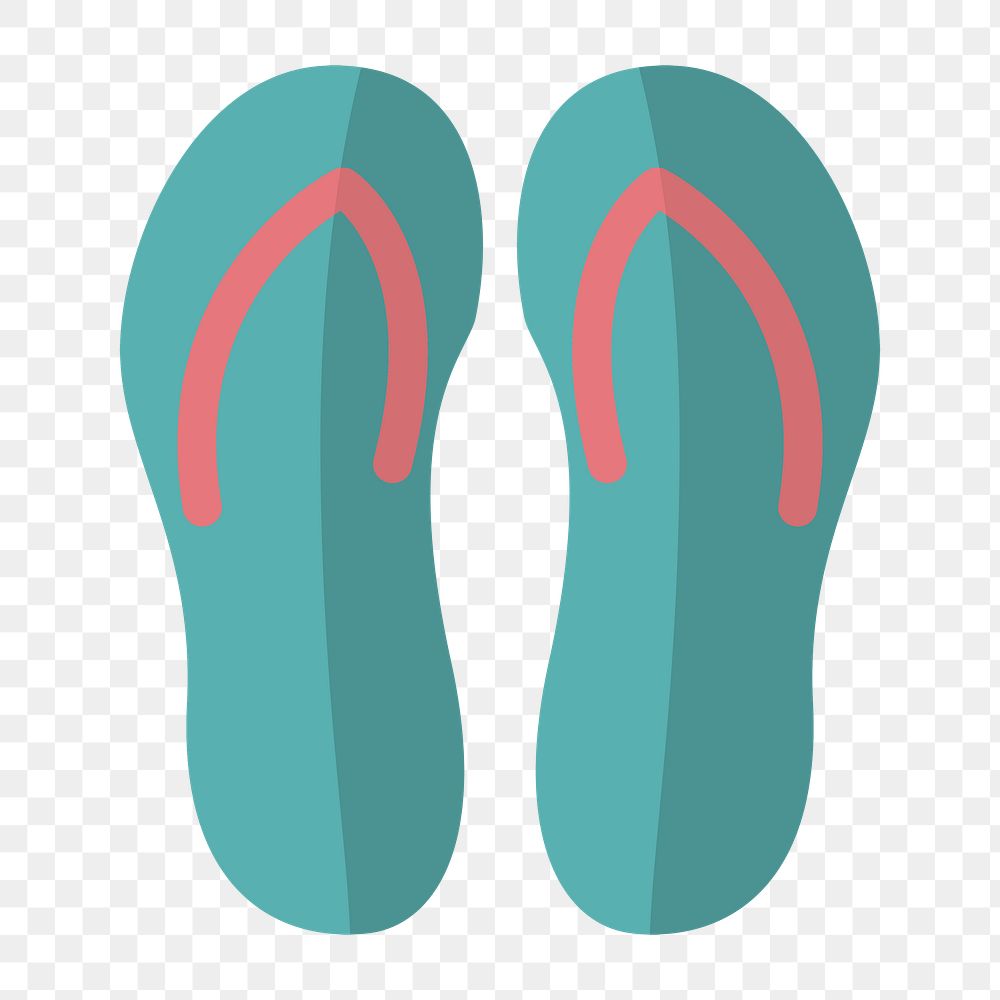 Sandals png icon, transparent background