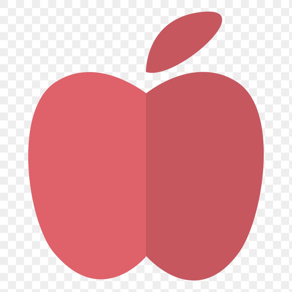Apple png, transparent background