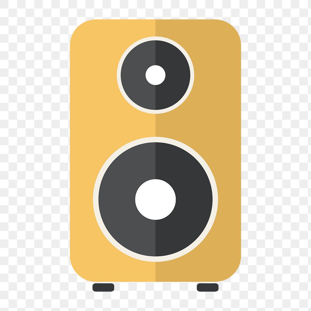 Speaker icon png,  transparent background 
