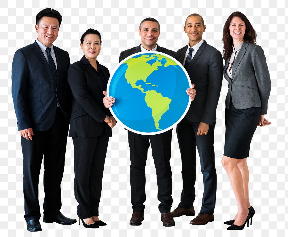 Png International business people, transparent background