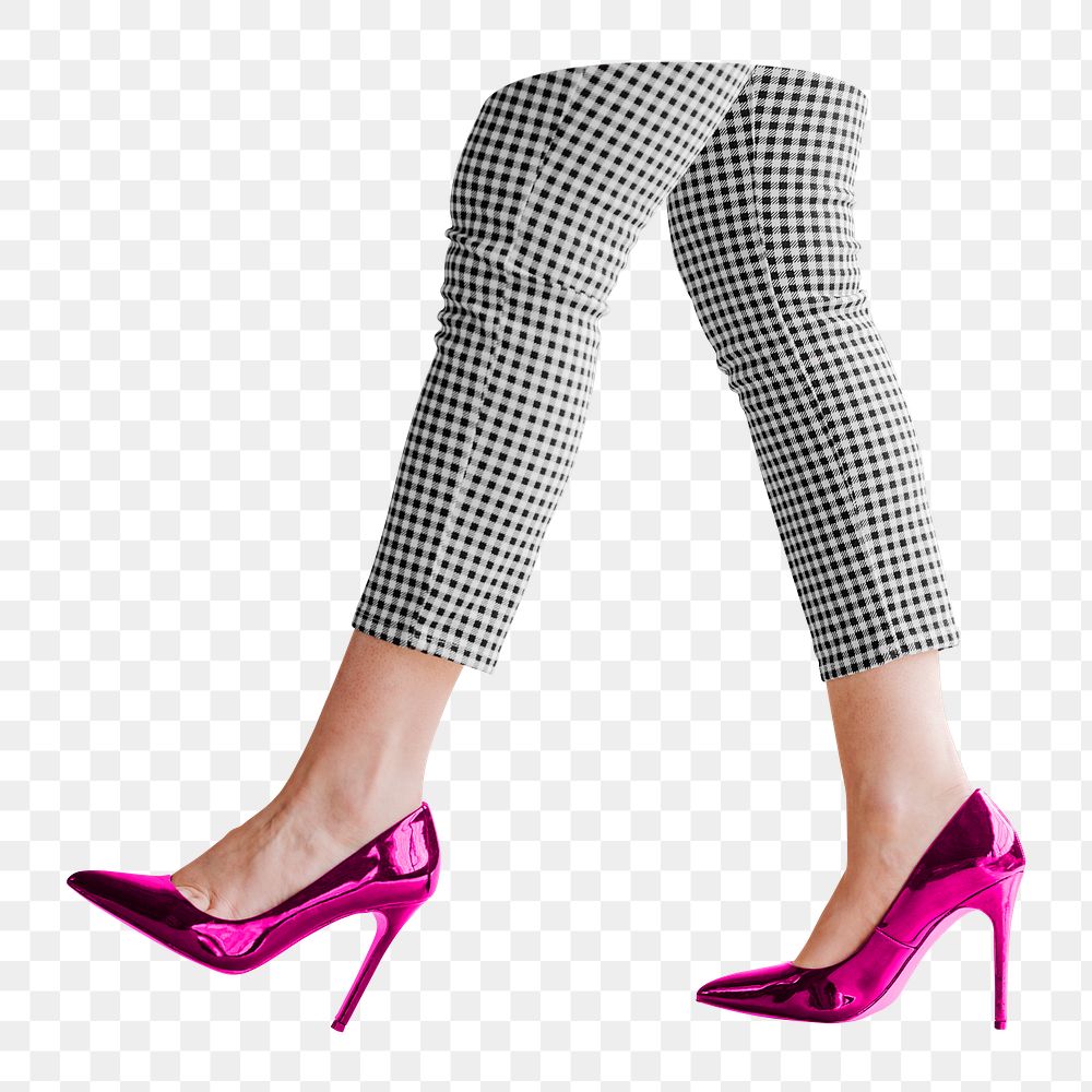 Woman's legs png element, transparent background