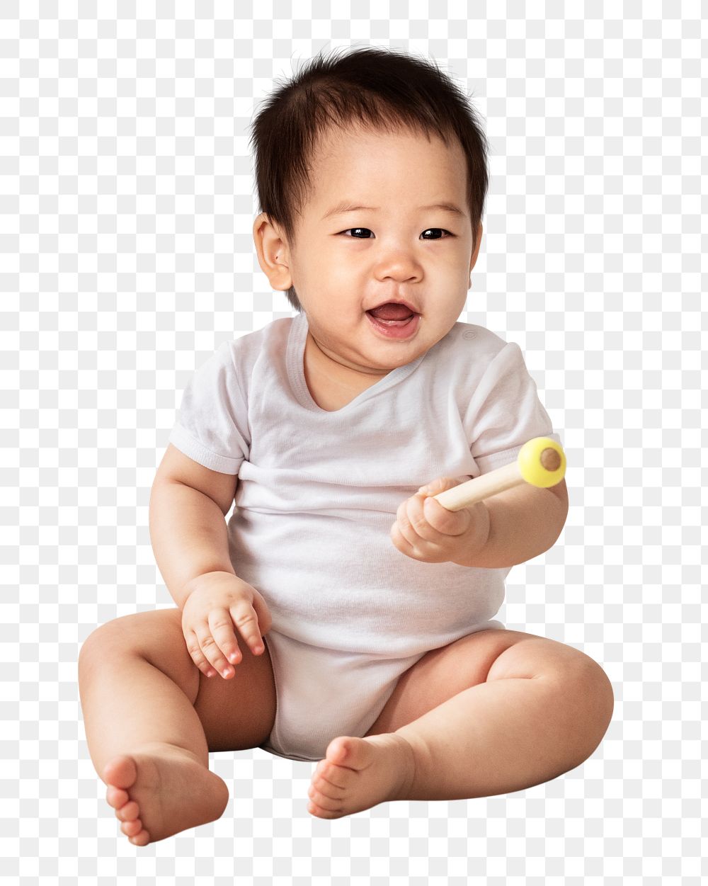 Png Baby sitting, transparent background