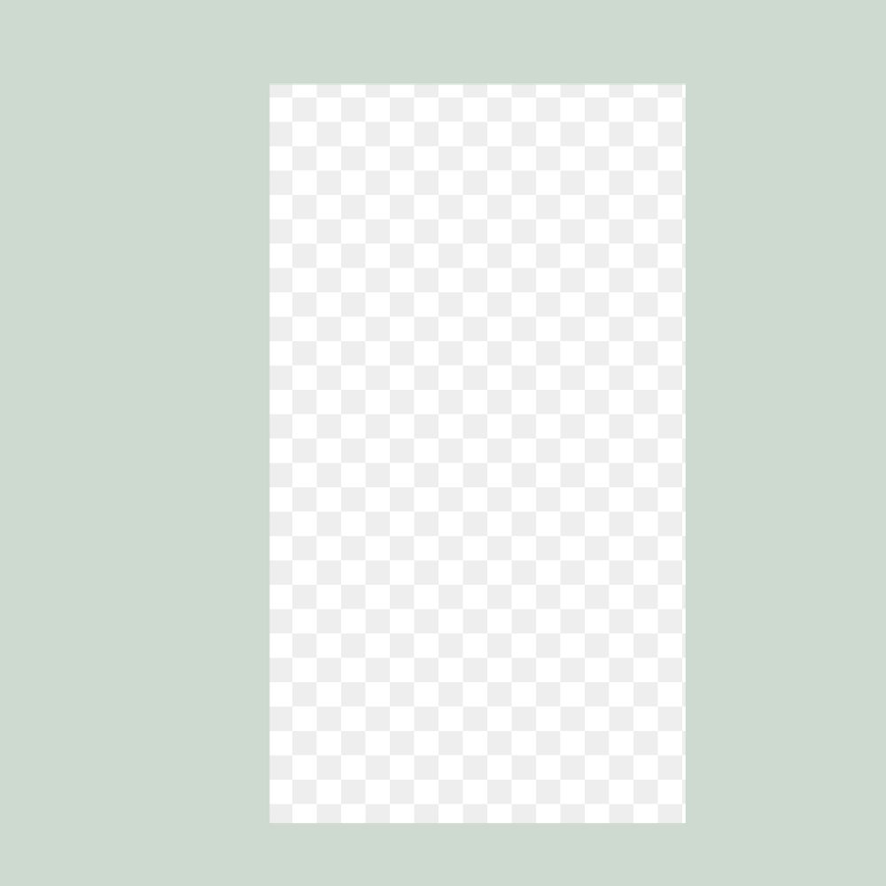 Teal rectangle frame png on transparent background