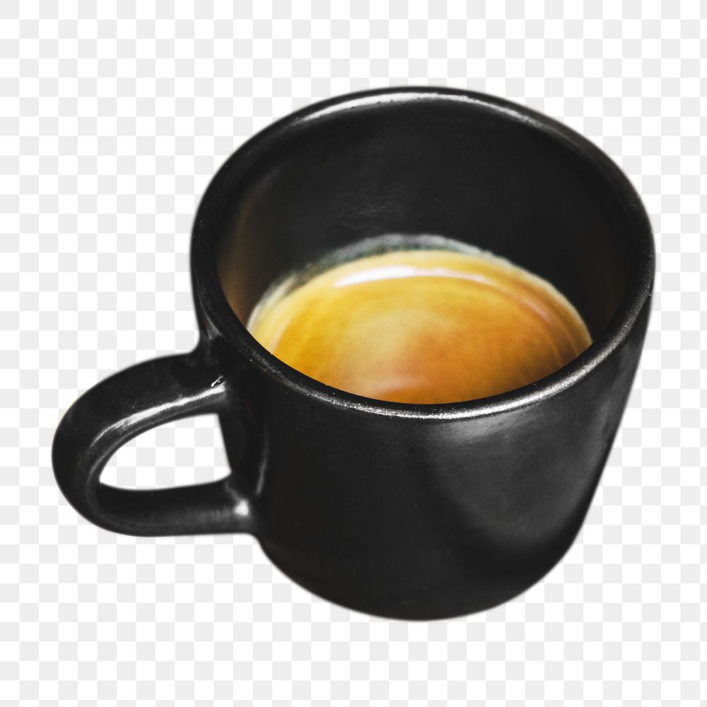 Coffee cup png collage element on transparent background