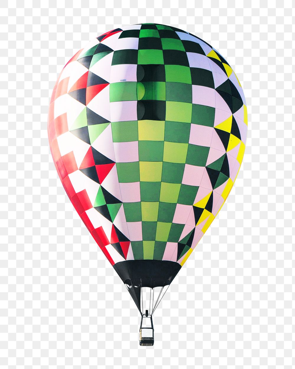 Touring air balloon png, transparent background