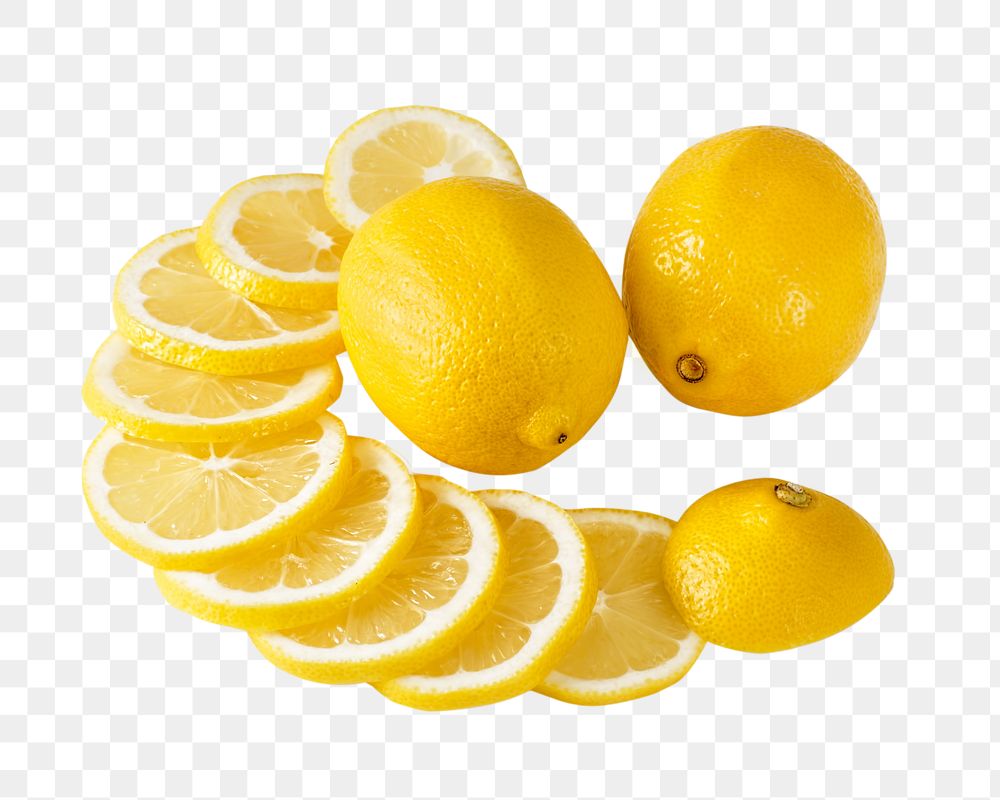 Png lemon, transparent background