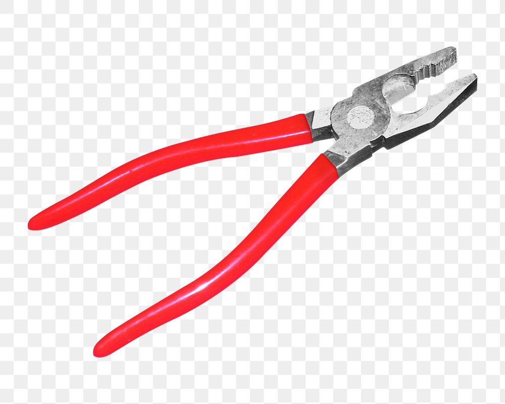 Plier png, isolated object, transparent background