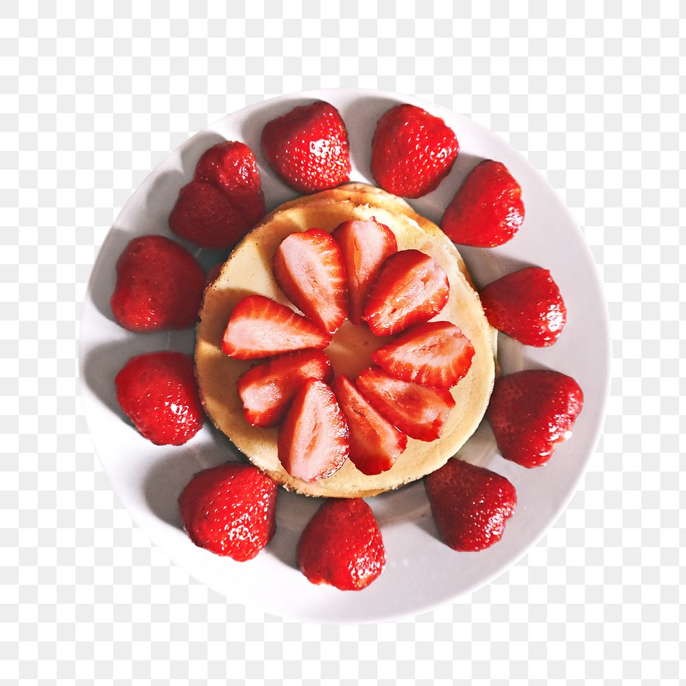 Png strawberries, transparent background