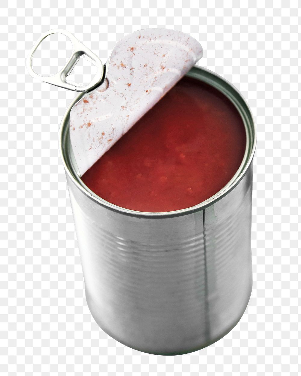 Canned tomato png, healthy food, transparent background