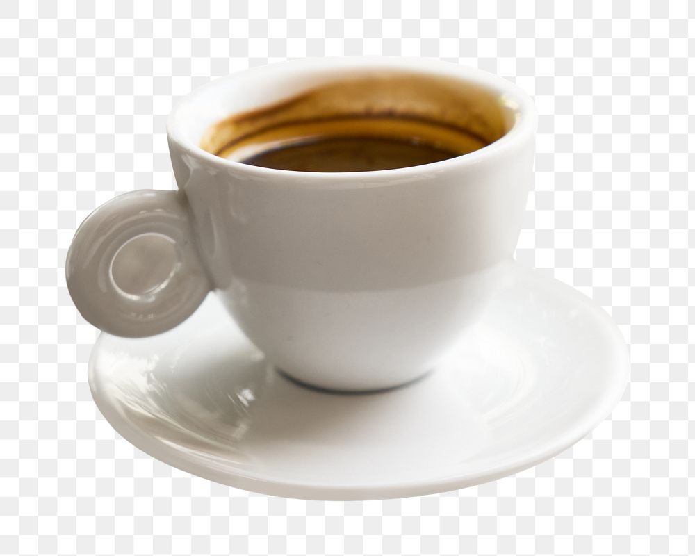 Coffee cup png collage element on transparent background