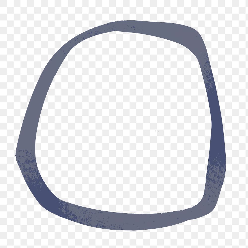 PNG overlay blue circle frame, transparent background