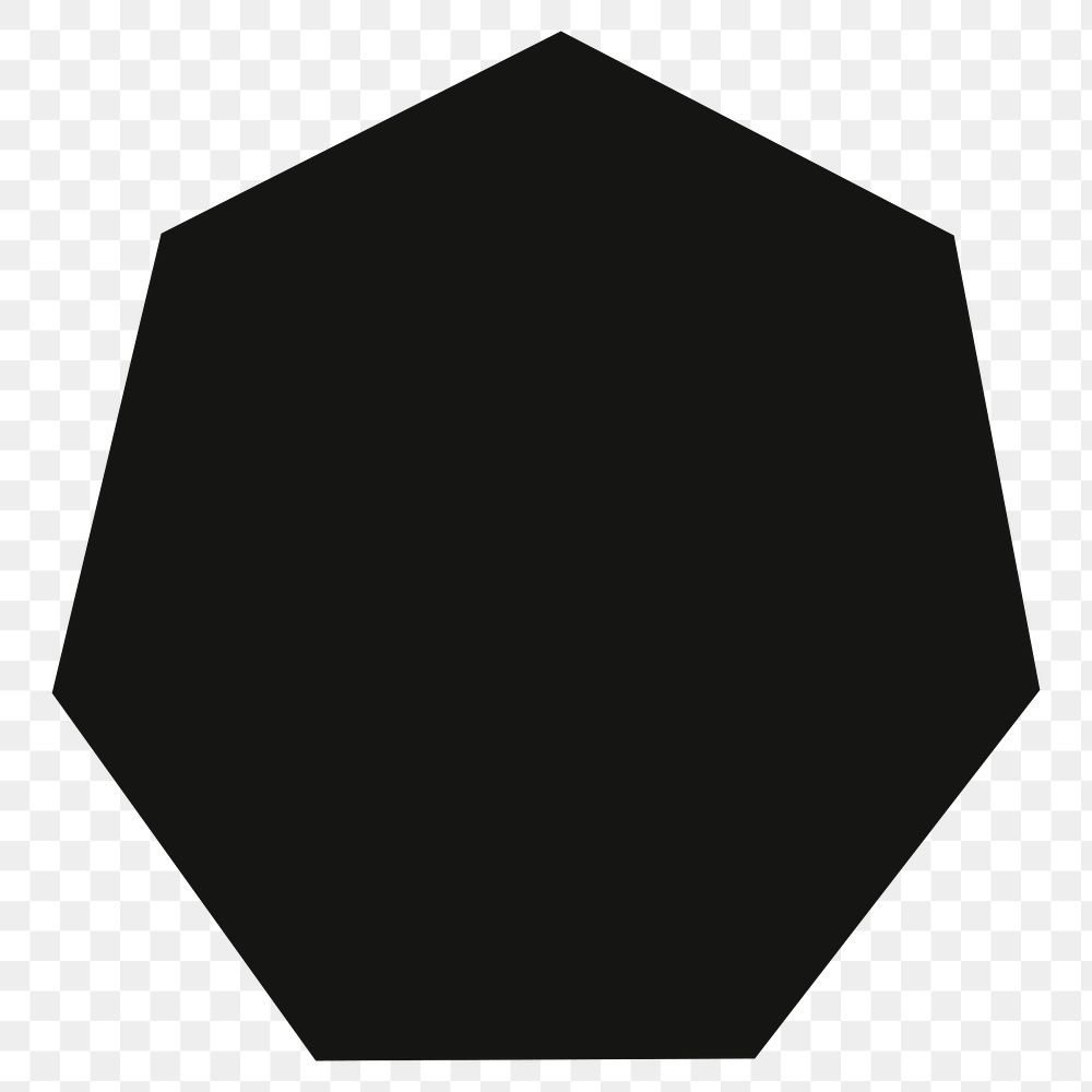 PNG black geometric shape, transparent background