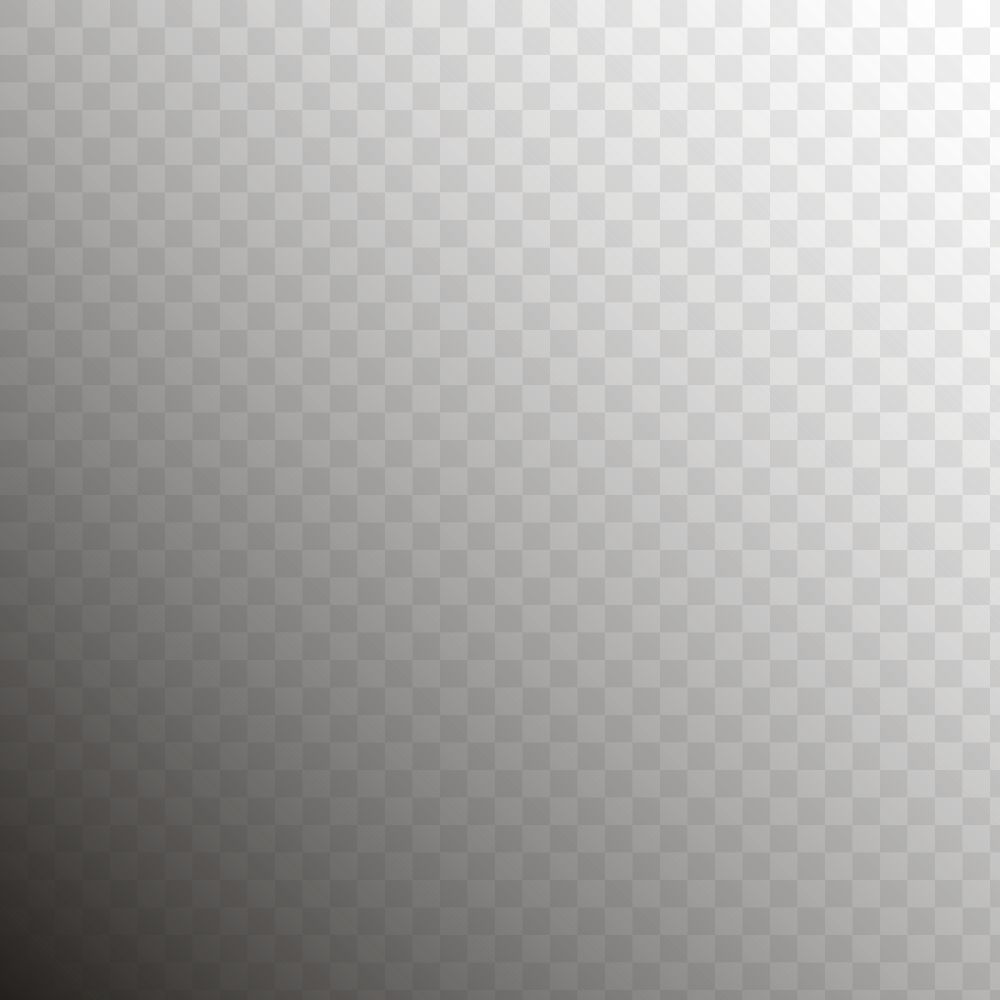 PNG black gradient overlay, transparent background