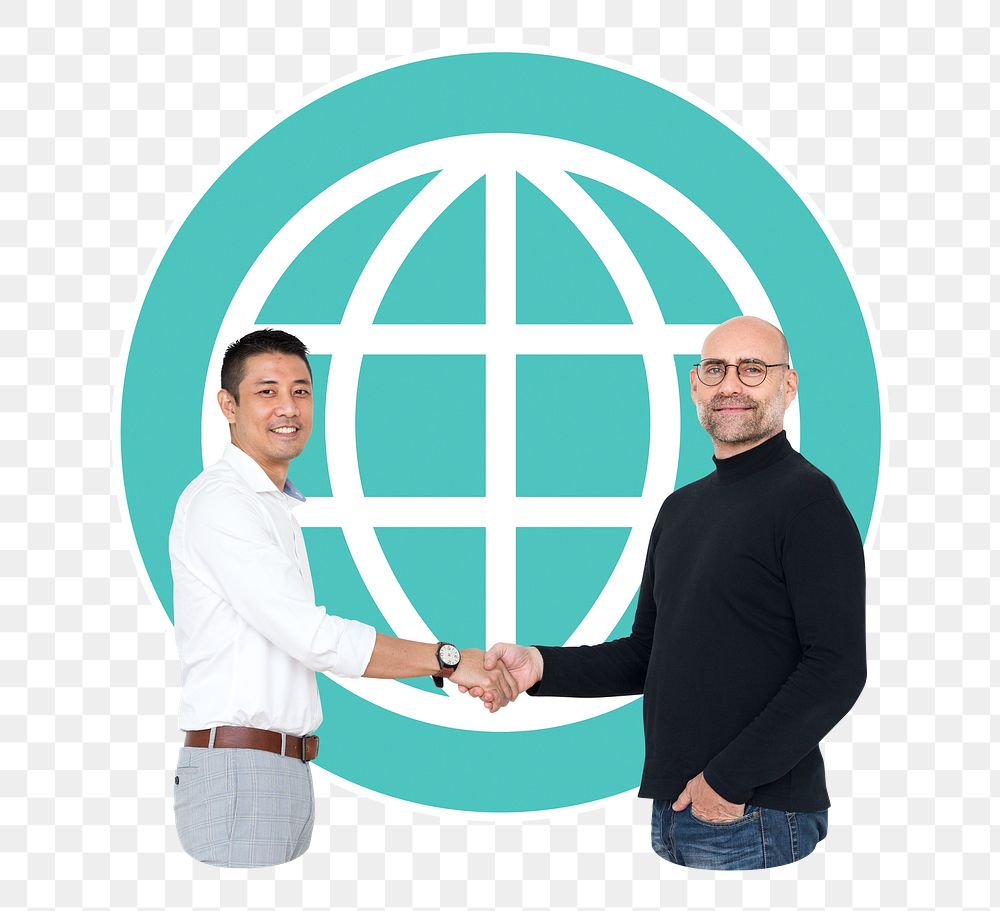 Partnership png element, transparent background