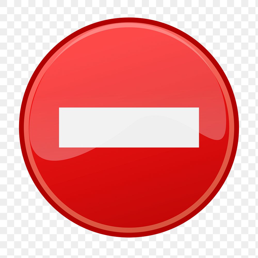 Warning red button png illustration, transparent background. Free public domain CC0 image.