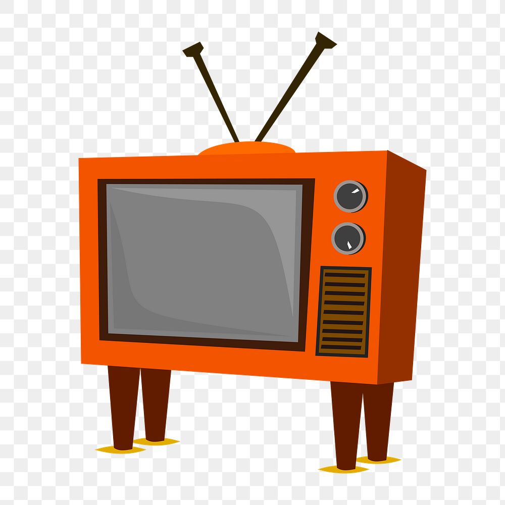 Television png illustration, transparent background. Free public domain CC0 image.