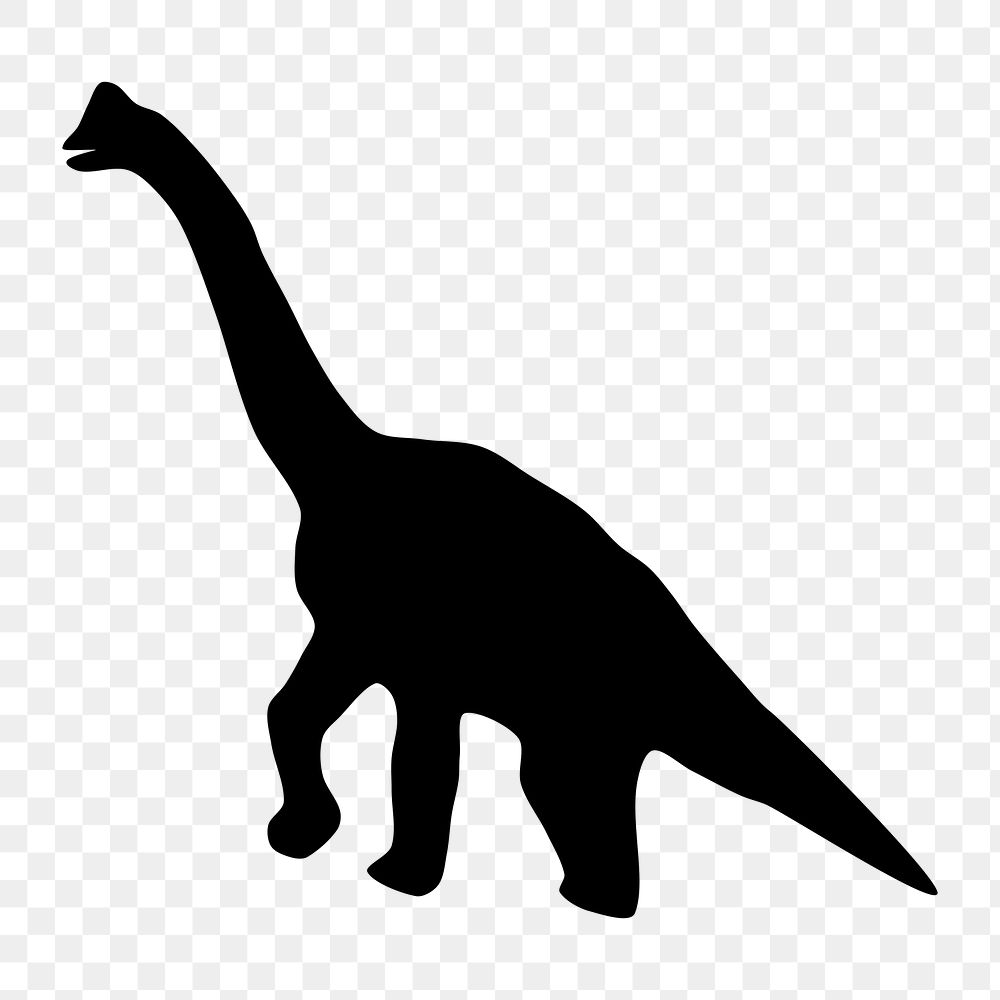 Dinosaur png illustration, transparent background. Free public domain CC0 image.