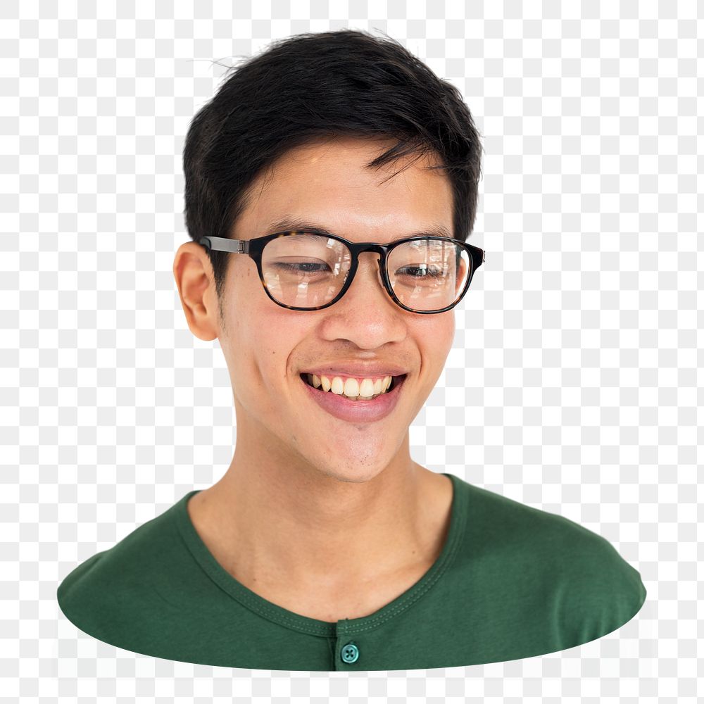 Young man png element, transparent background