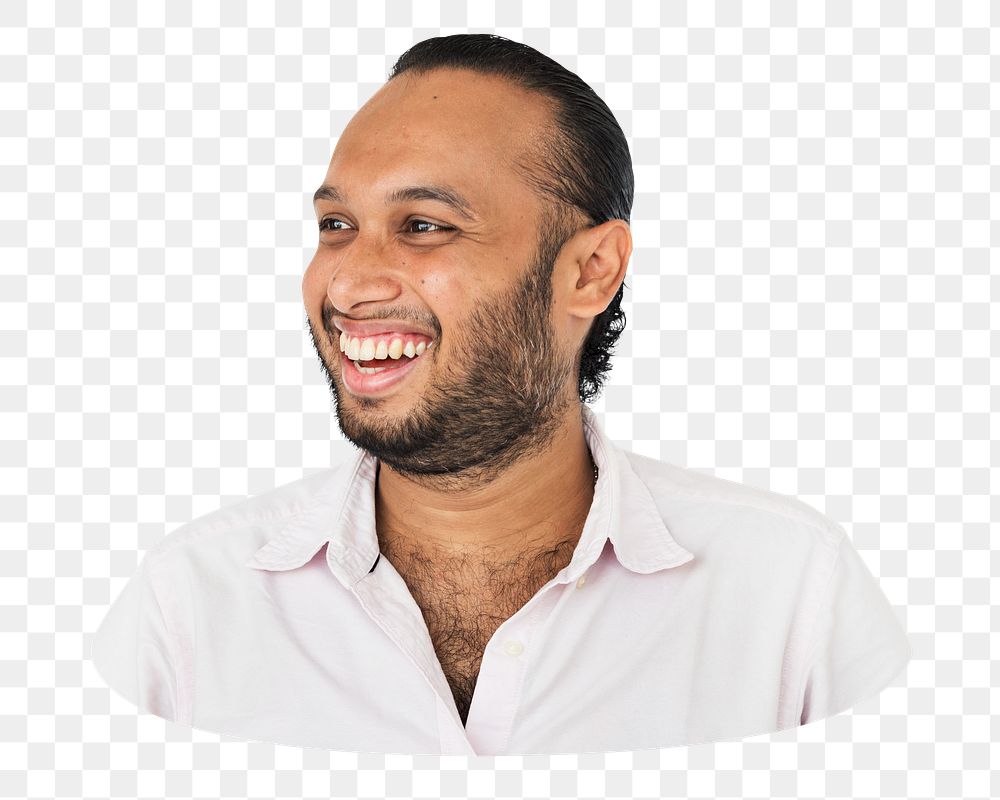 Man png element, transparent background