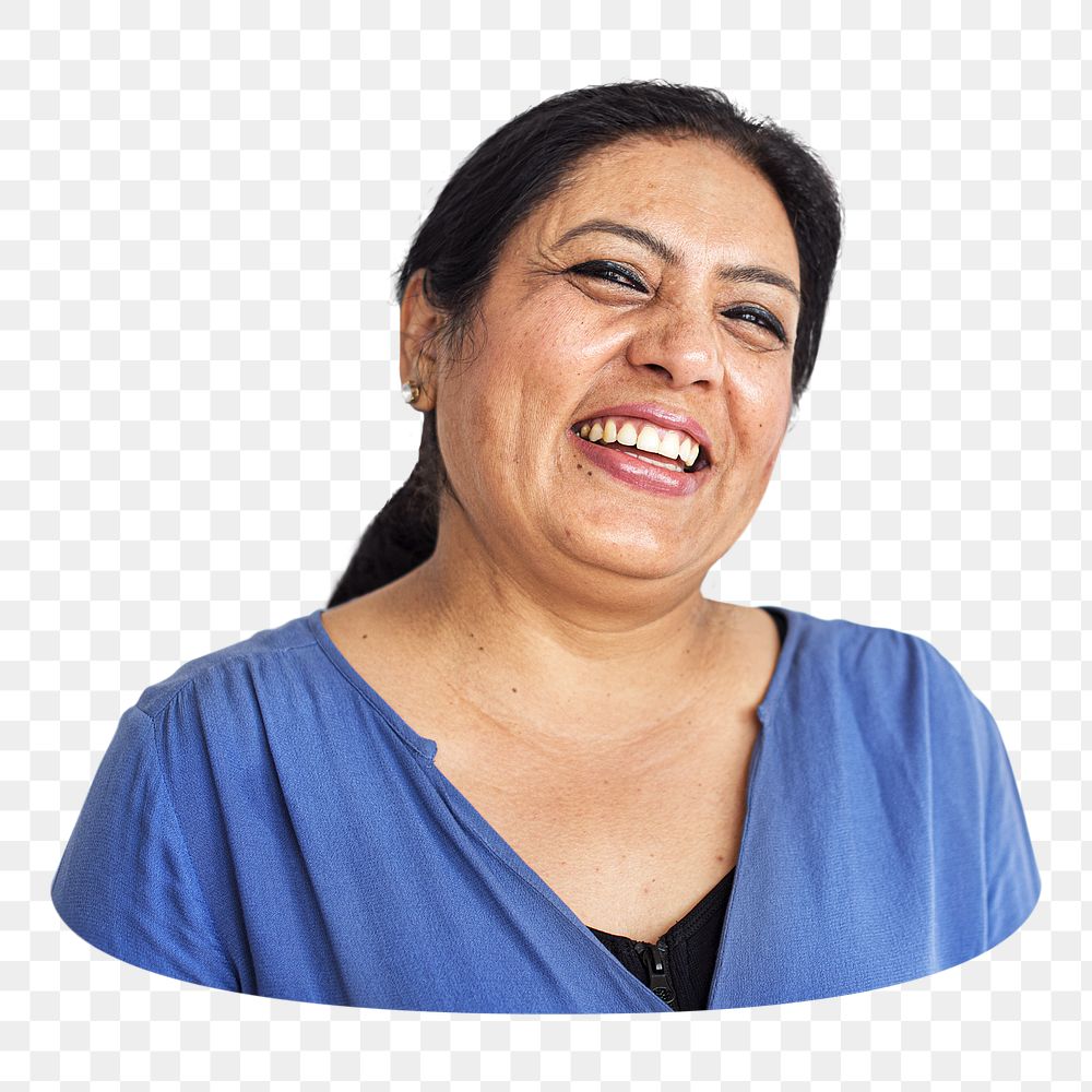 Indian woman png element, transparent background