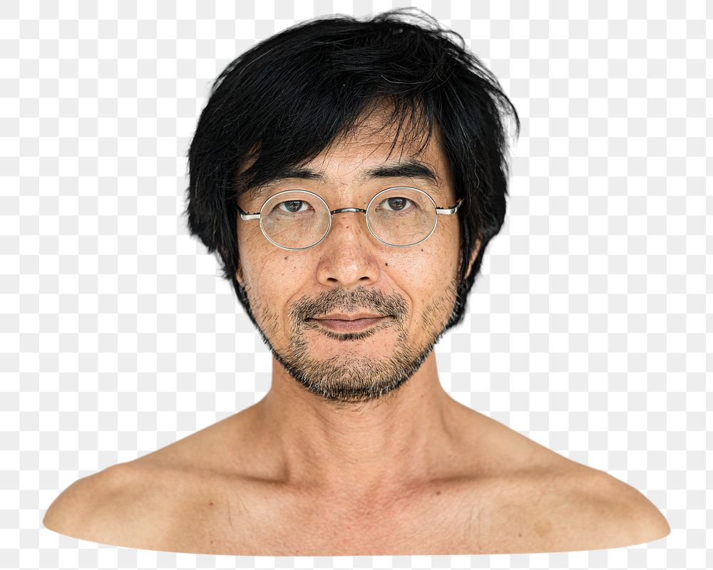 Man png element, transparent background