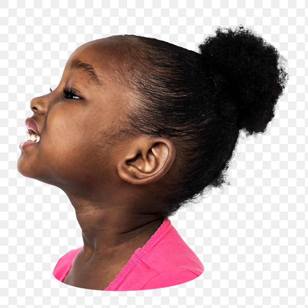 Girl png element, transparent background