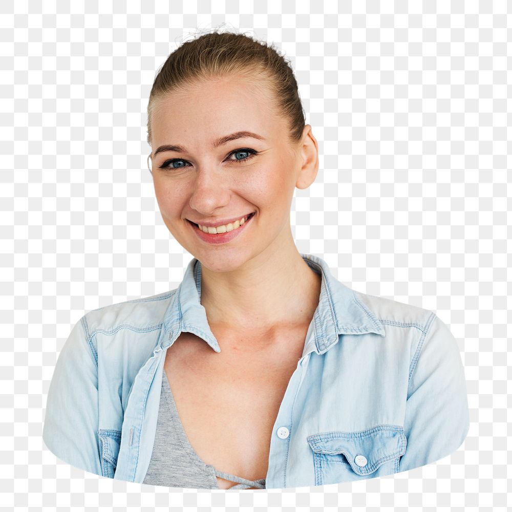 Woman png element, transparent background