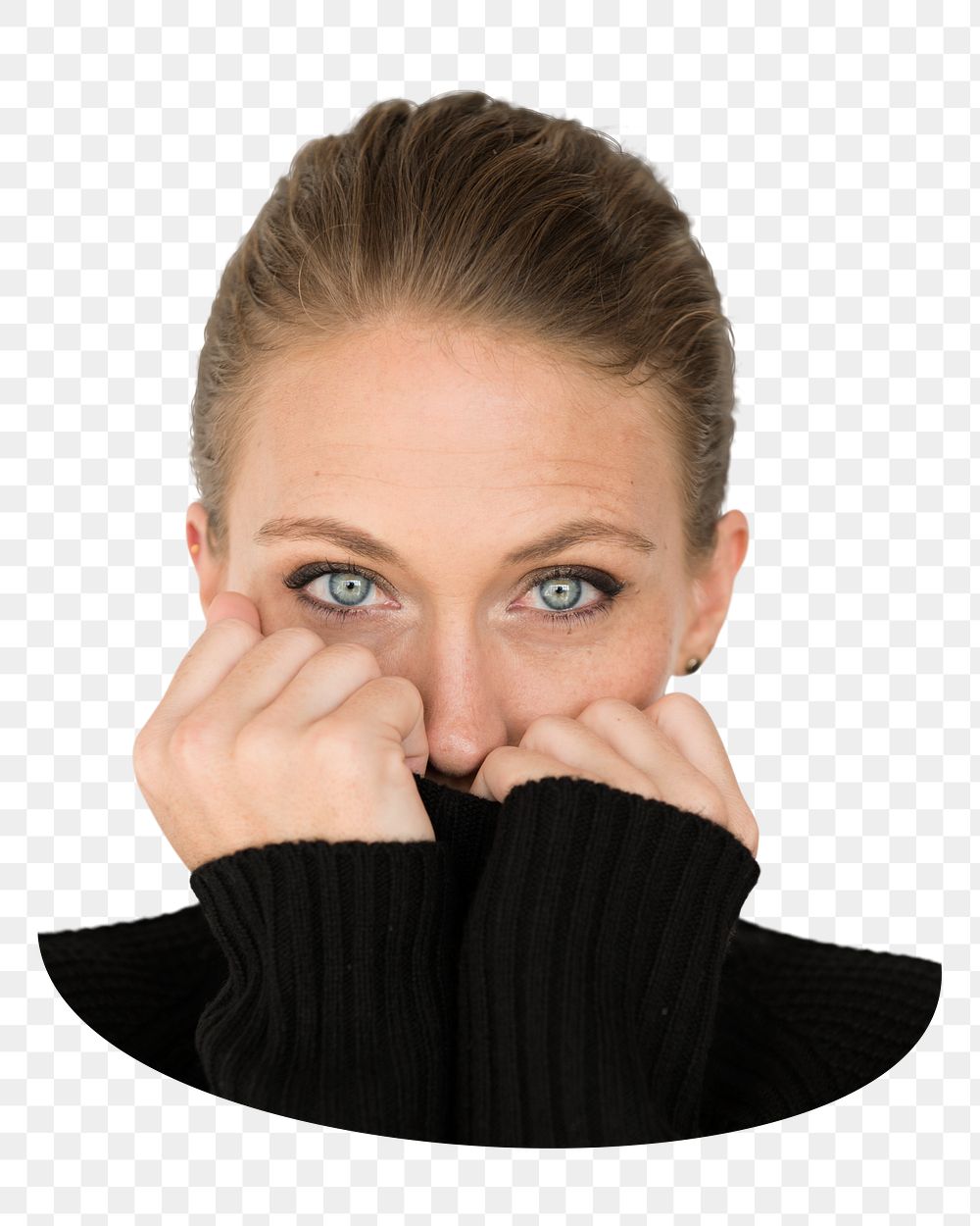 Woman png element, transparent background