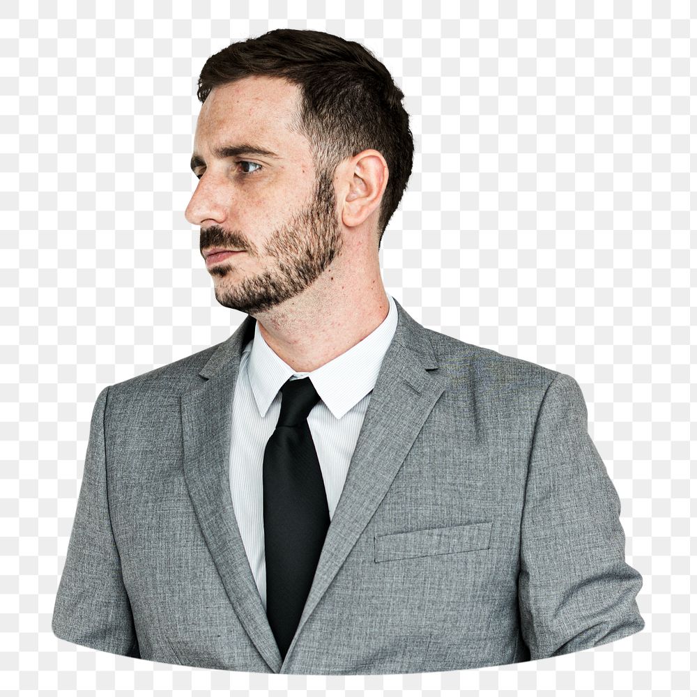 Man png element, transparent background