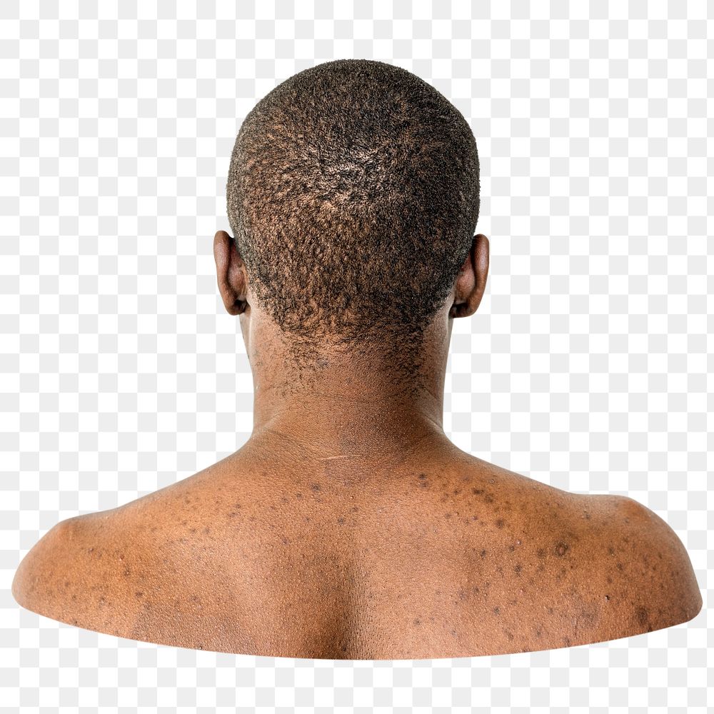 African man png element, transparent background