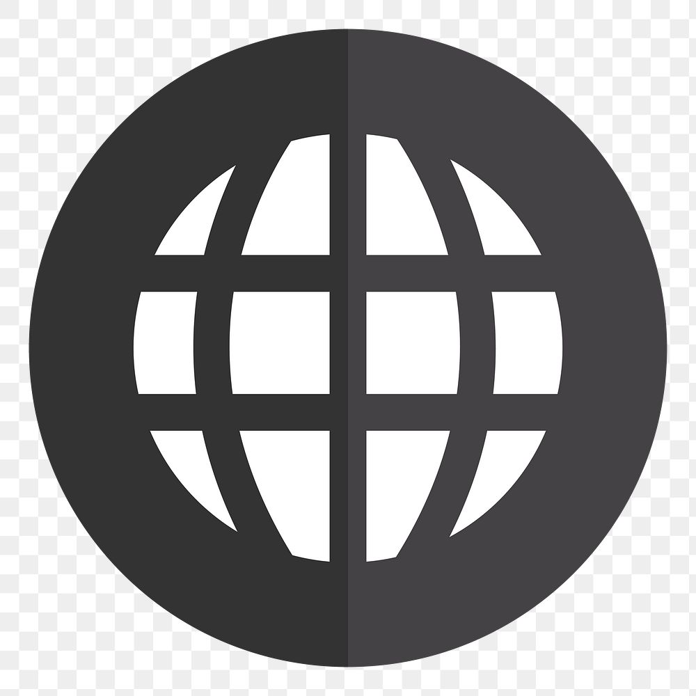 PNG global connection icon sticker, transparent background
