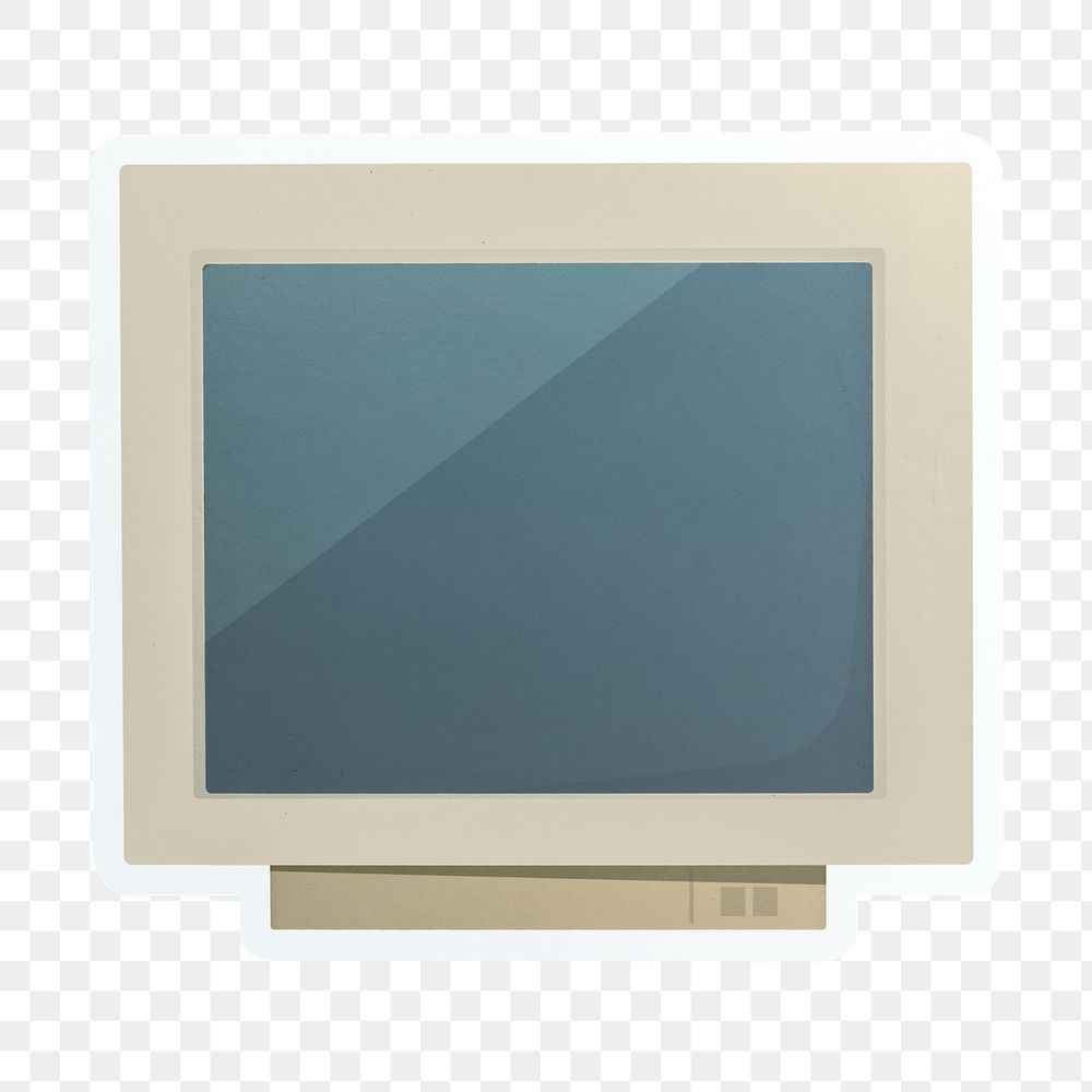 PNG Retro computer icon transparent background