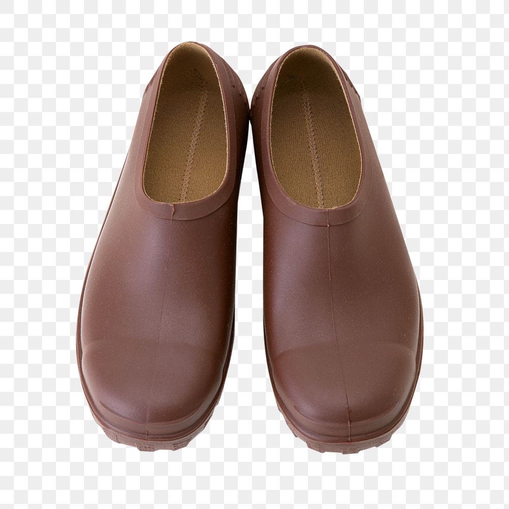 Brown shoes png, isolated object, transparent background