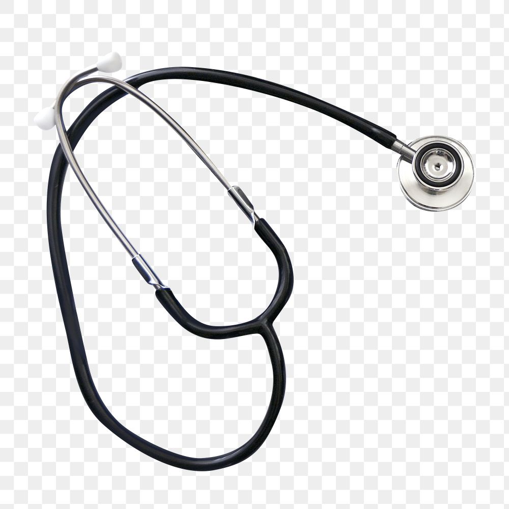 Png doctor medical stethoscope, isolated image, transparent background