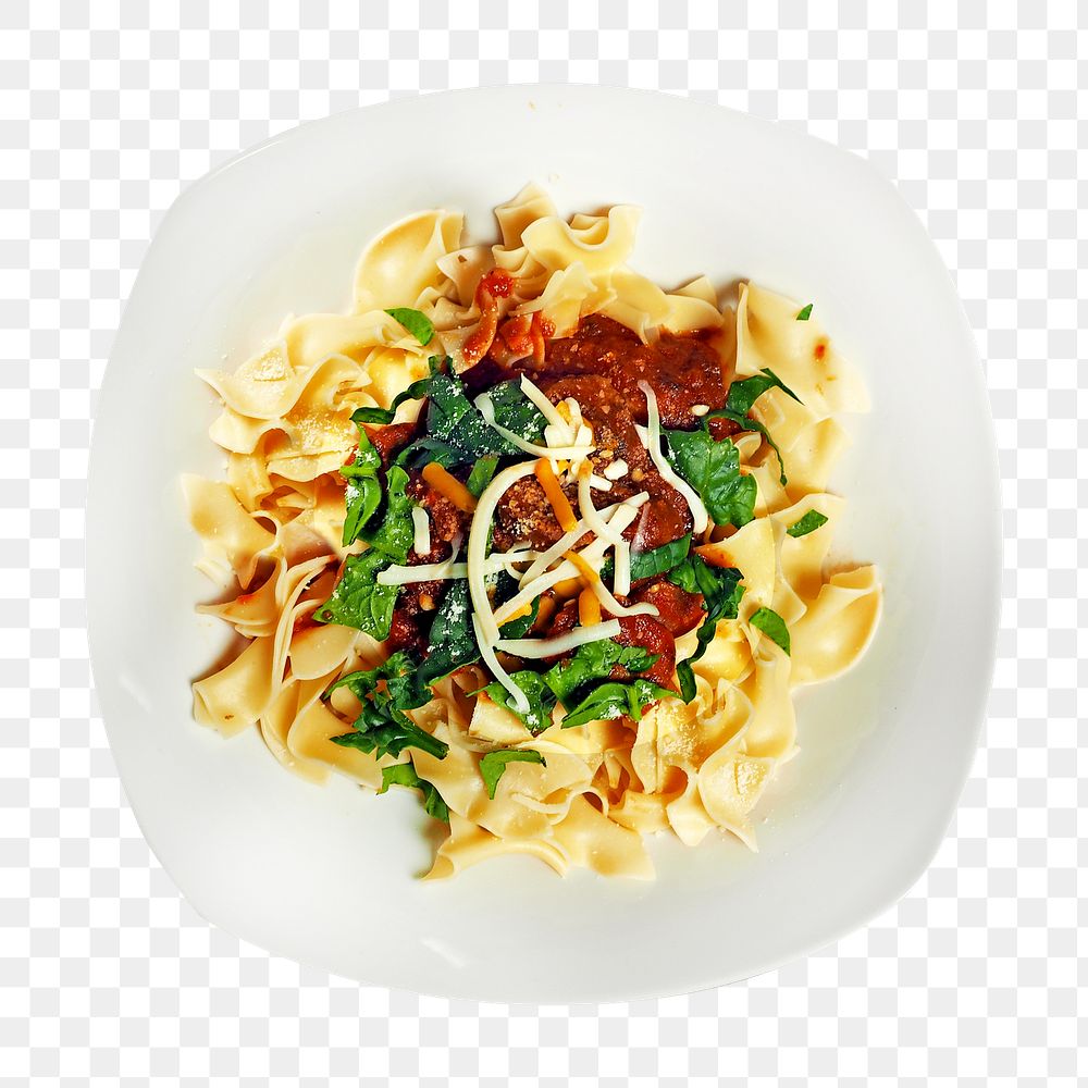 Italian food pasta  png, transparent background