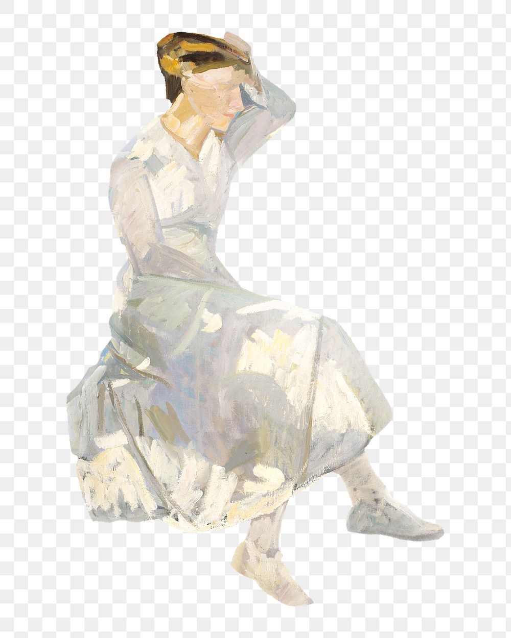 Victorian woman png, vintage illustration by Edvard Weie, transparent background. Remixed by rawpixel.