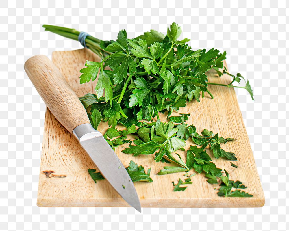 Fresh parsley png, healthy food, transparent background