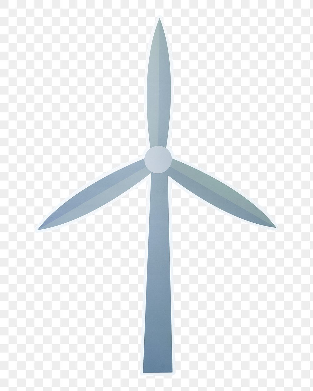 PNG Ecology wind turbine  sticker transparent background