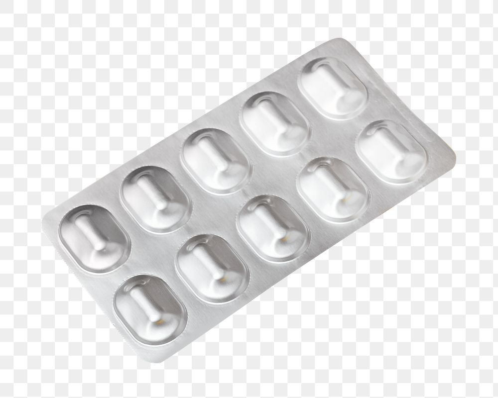 Png pills medication, isolated image, transparent background