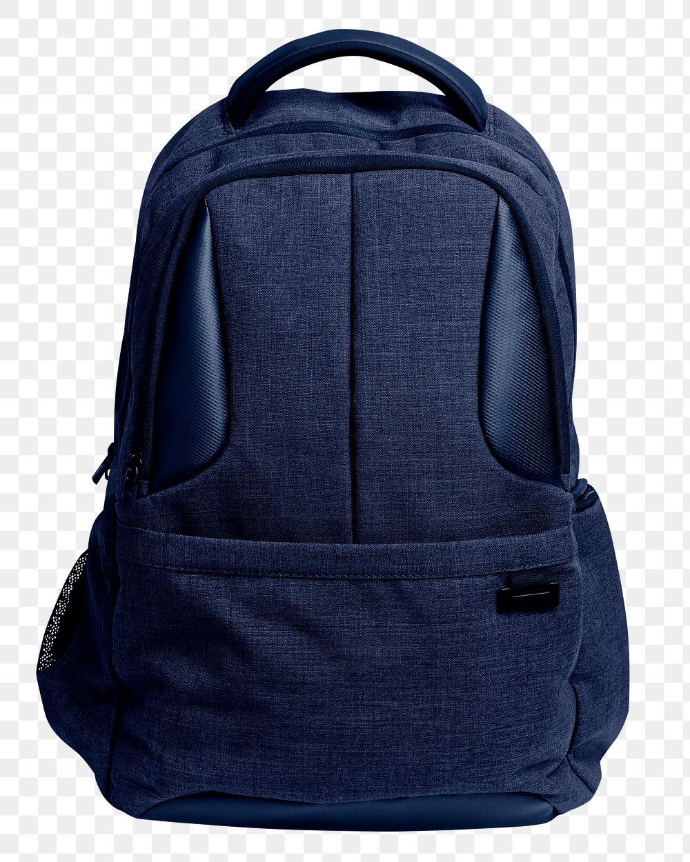 Blue backpack png transparent background