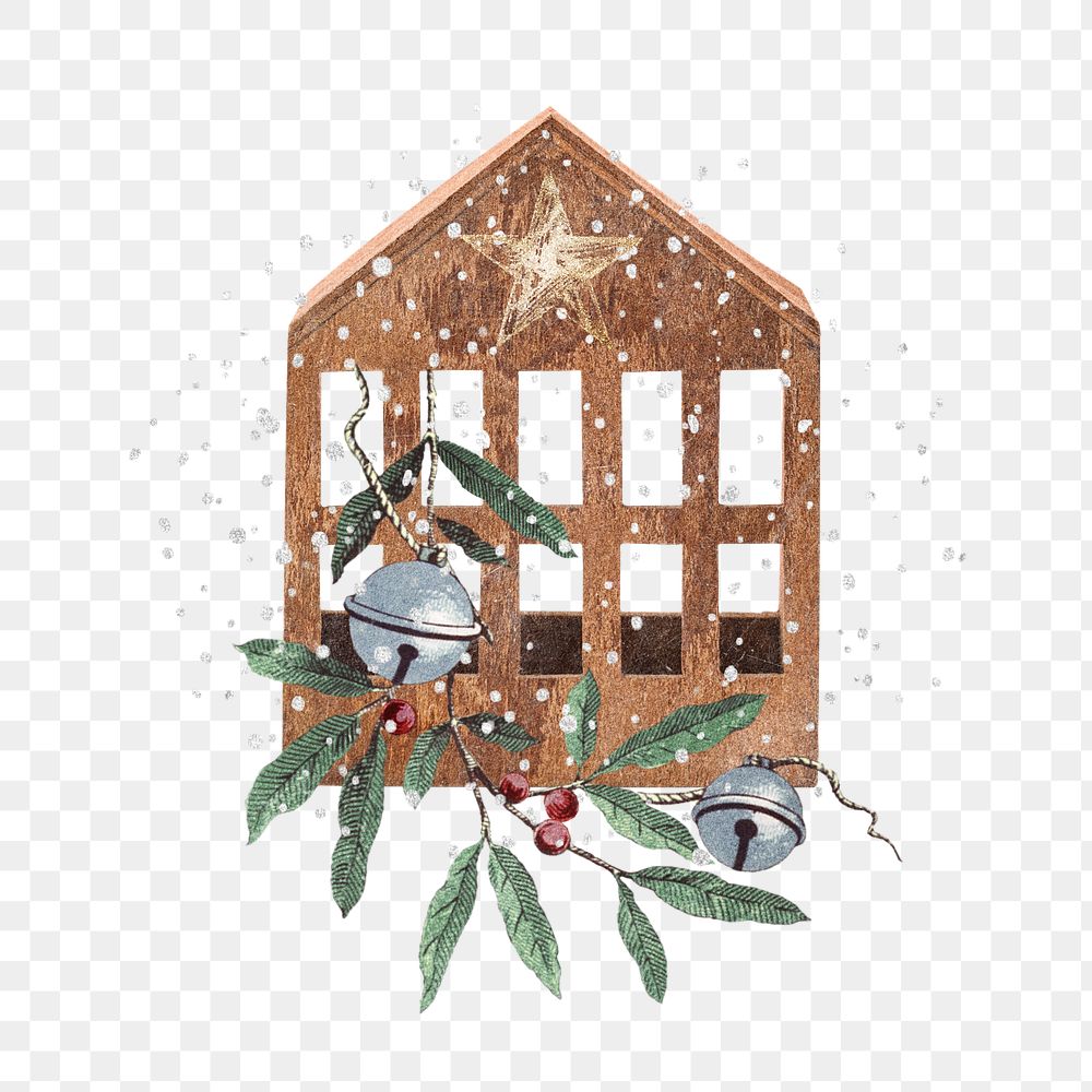 Christmas advent calendar png sticker, transparent background