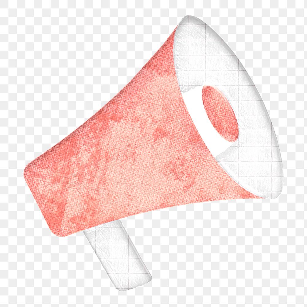 PNG Pink megaphone, marketing illustration transparent background