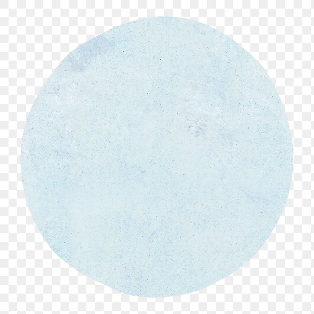 PNG Blue round shape illustration transparent background