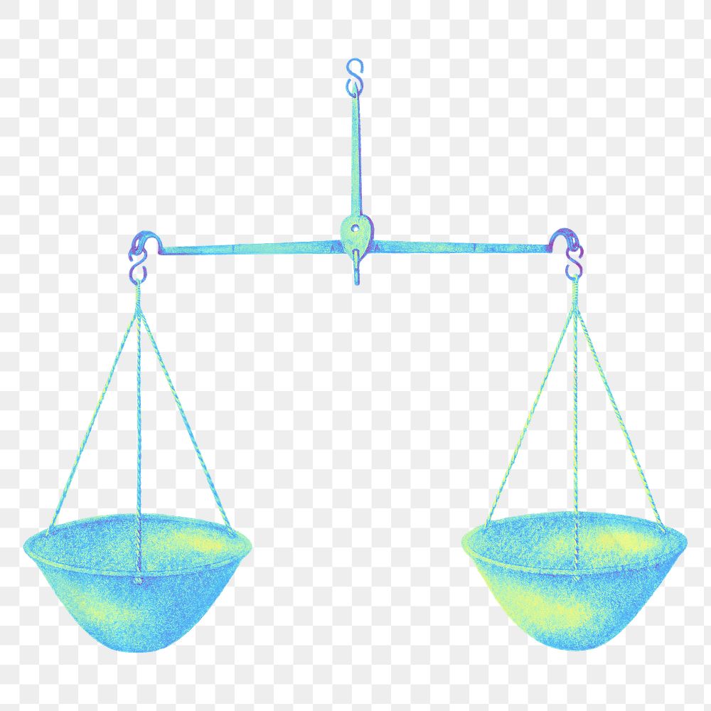 PNG gradient law scales collage remix, transparent background