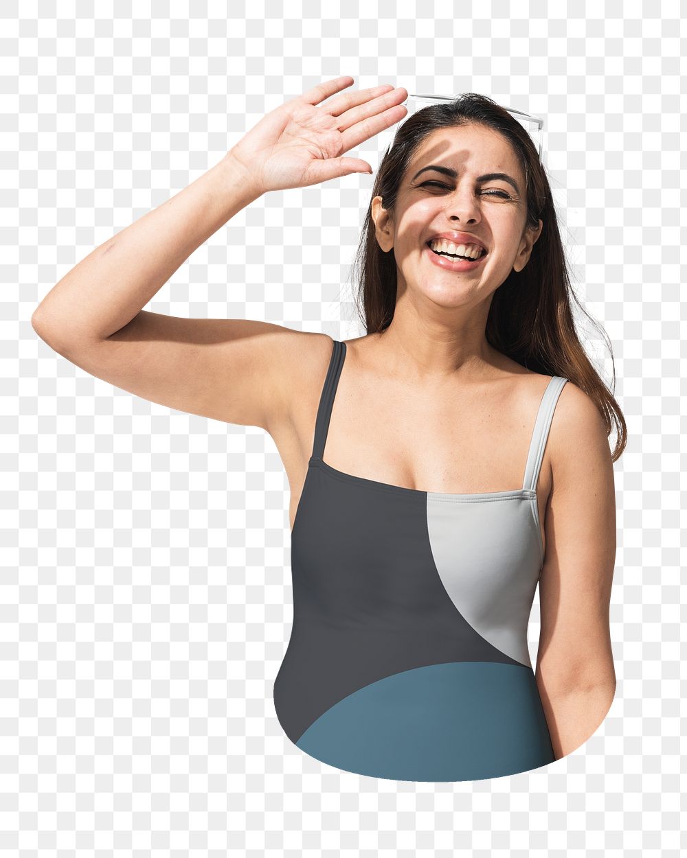 Png one-pieces swimsuit, transparent background