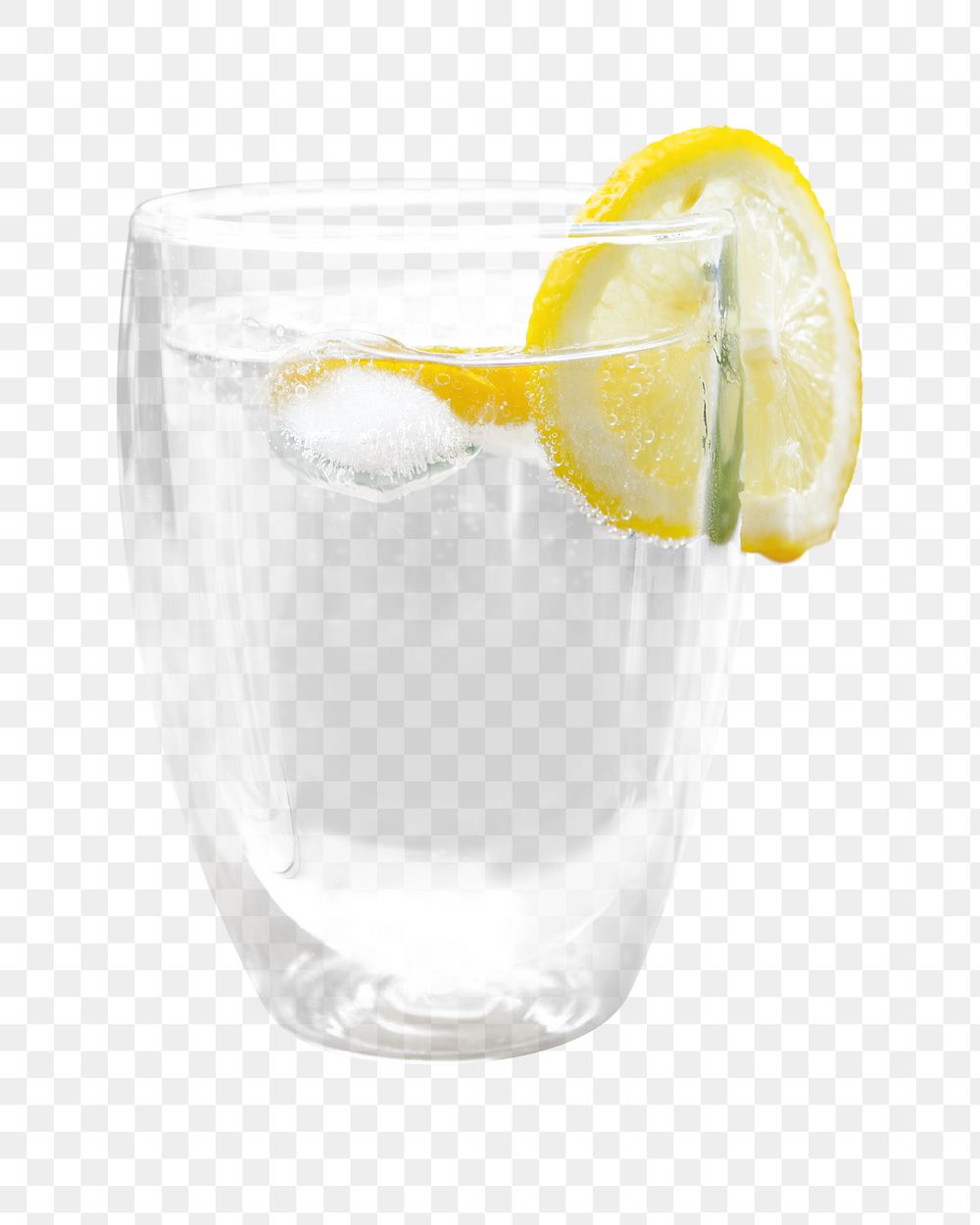 Lemon soda png, transparent background