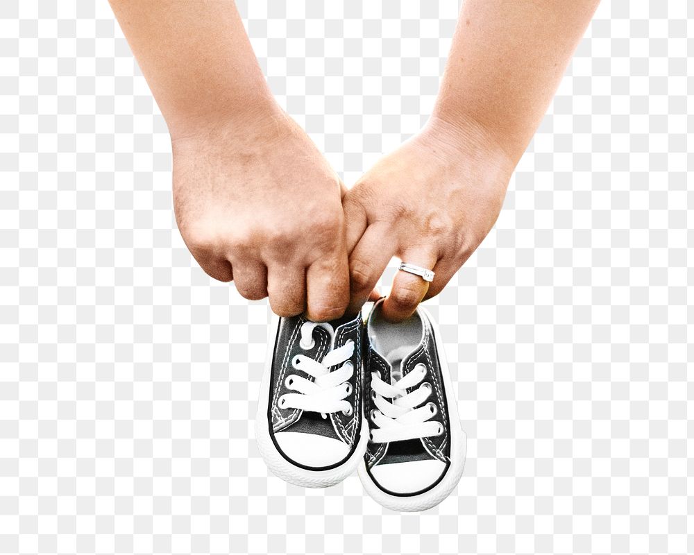 Kid sneakers png, transparent background